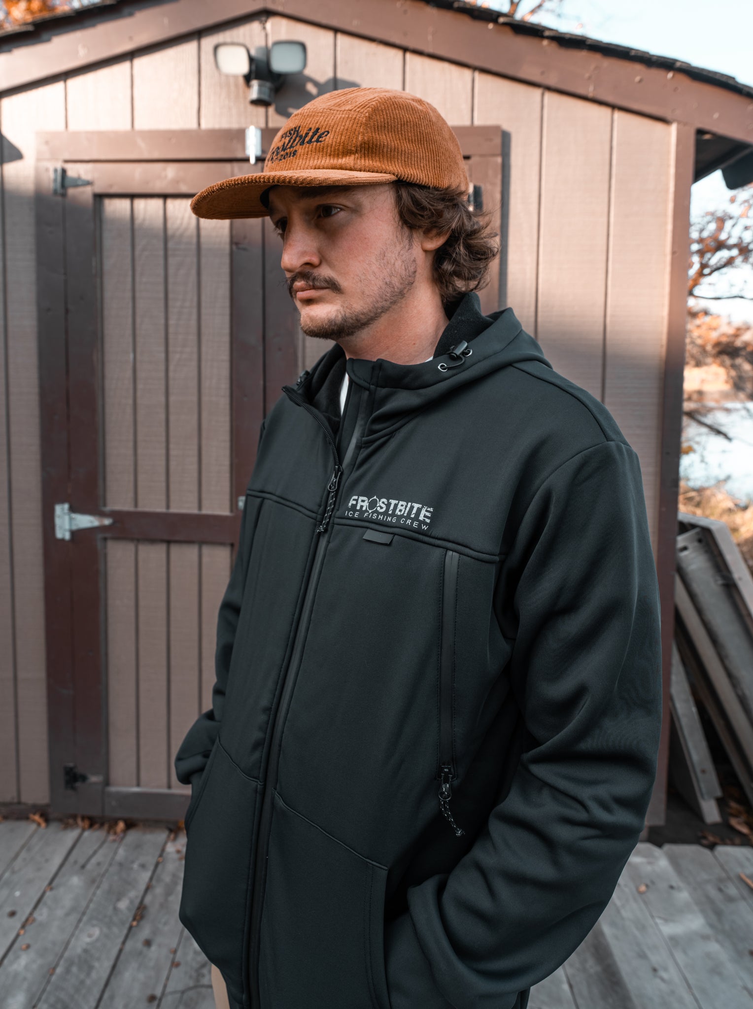 Performance Hoodie Zip Up - Black