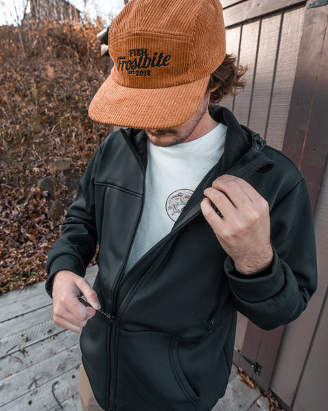 Performance Hoodie Zip Up - Black