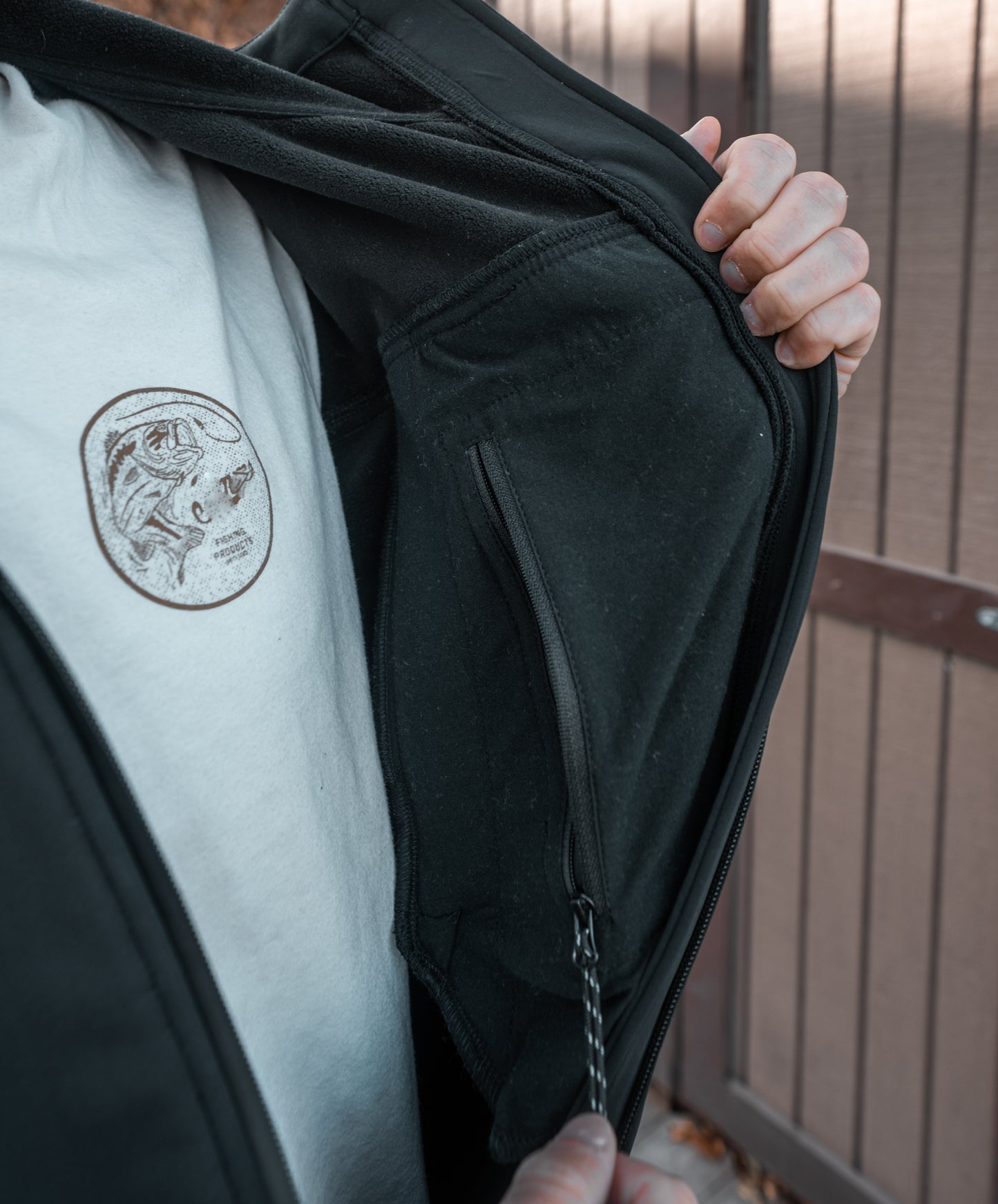 Performance Hoodie Zip Up - Black