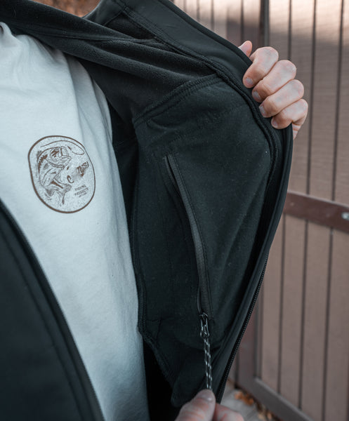 Performance Hoodie Zip Up - Black