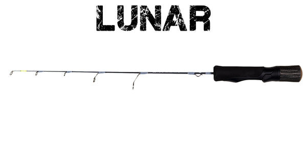 Frostbite Lunar 19L Sight Bite full length image Carbon fiber handle and EVA foregrip sight fishing panfish