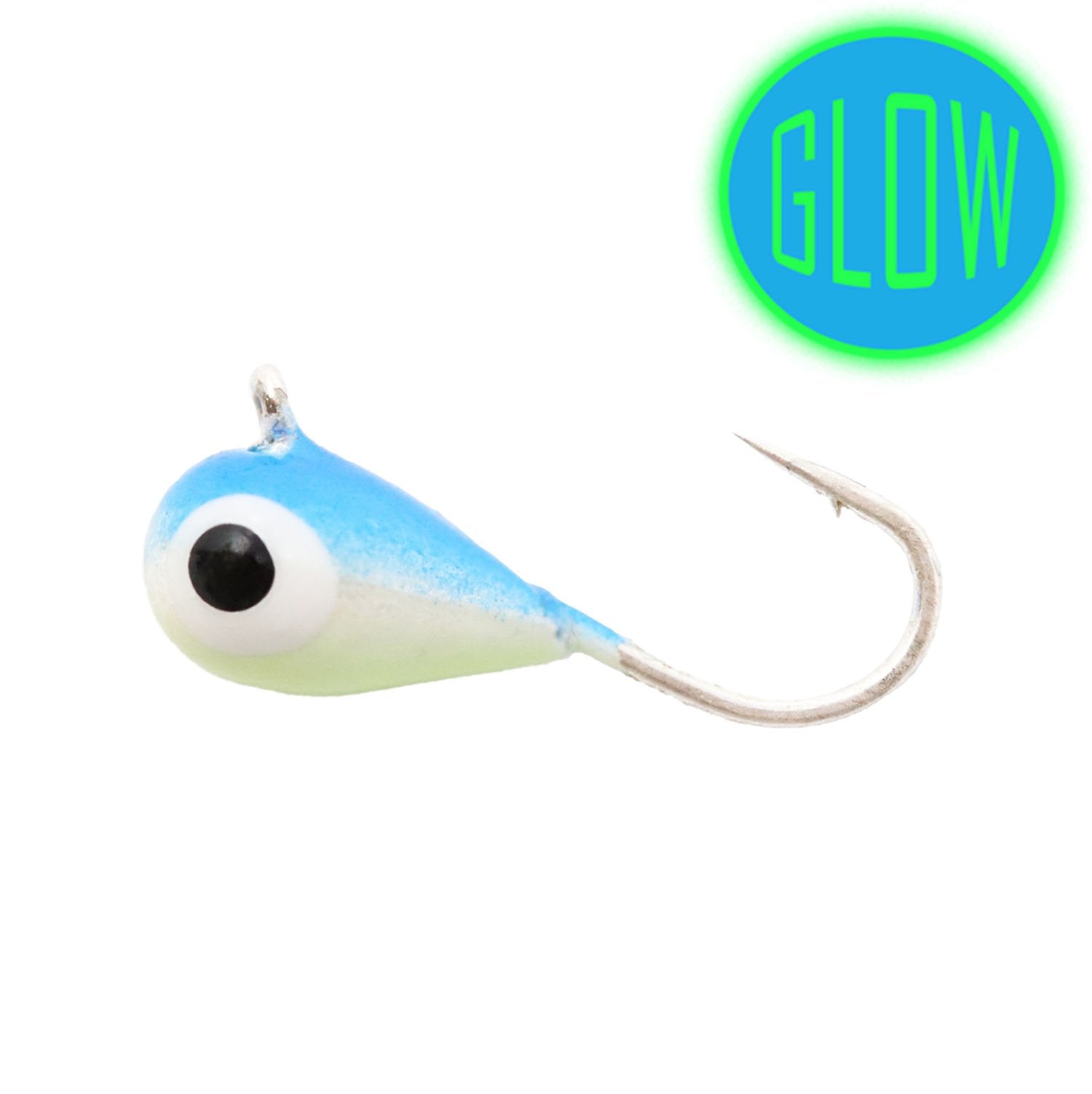 Blue Glow Micro Tungsten Panfish Jig