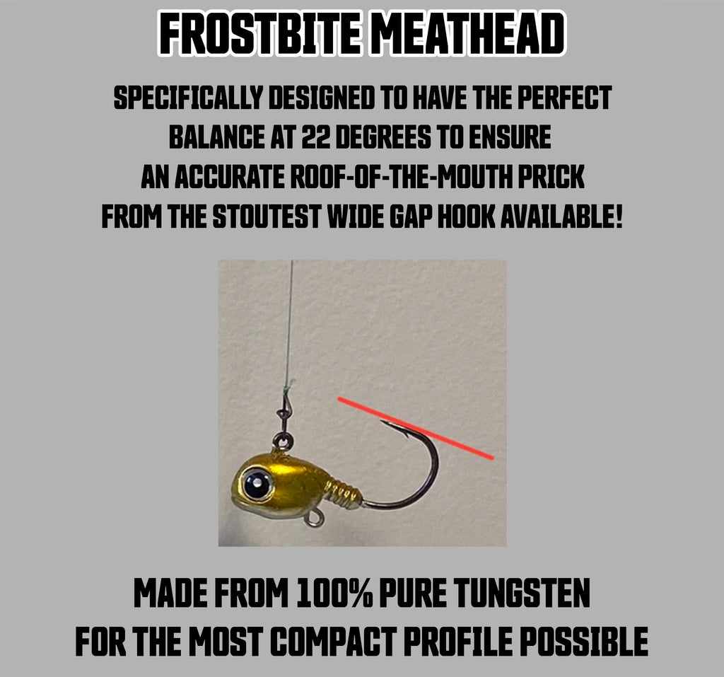 Meathead Live Bait Jig - Pure Tungsten - 2 Pack – Fish Frostbite USA