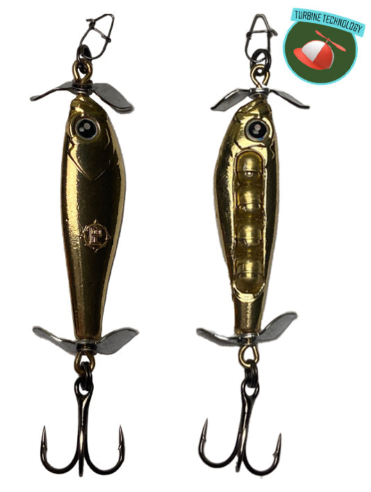 cricket double spoon fishing lure MAG Moon Scissorkick Spoon Fish Frostbite
