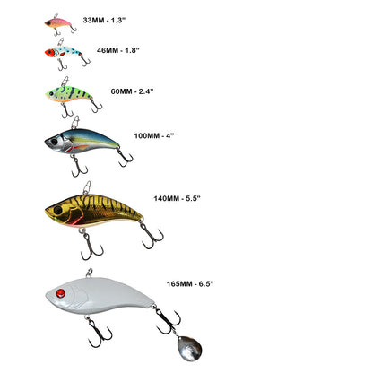 Tantrum Rattlebait Size Comparison Photo