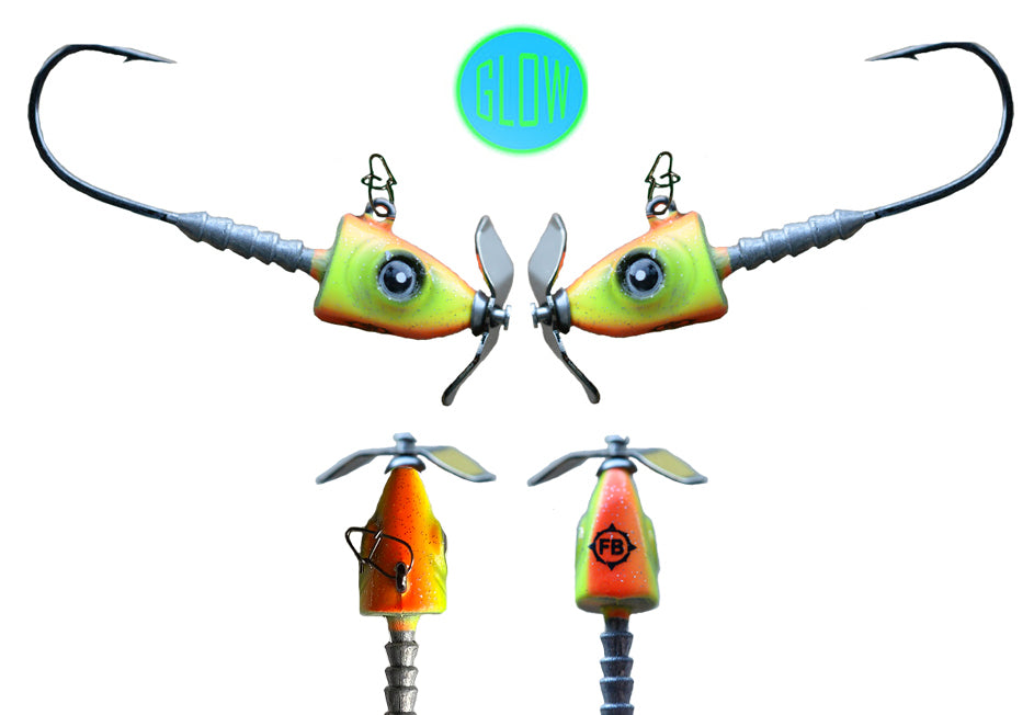 Headspinner Propeller Jig - 2 Pack – Fish Frostbite USA