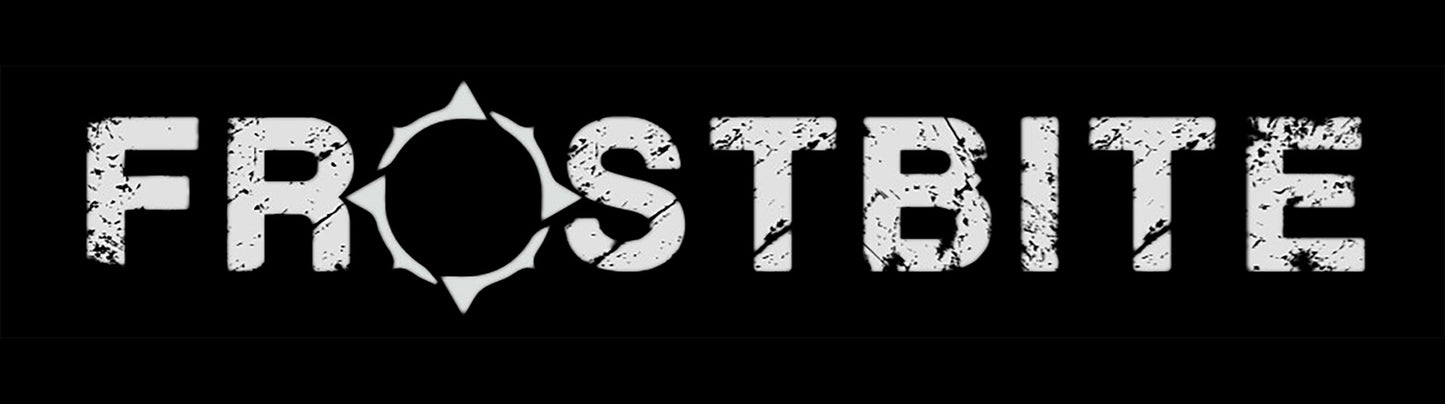Frostbite Decal 12" x 4"