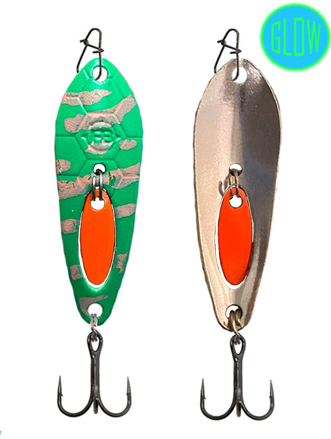 Large Tungsten Dinner Bell Green Guppy