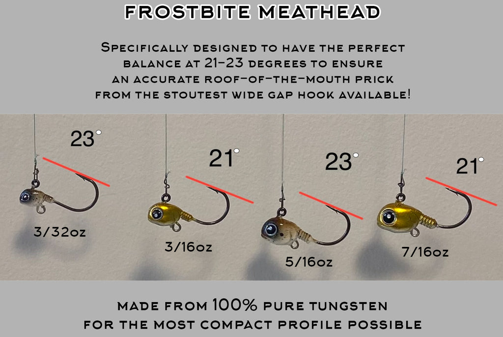 Meathead Live Bait Jig - Pure Tungsten – Fish Frostbite USA
